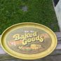 Vintage "The Lovin' Oven" Old Fashioned Baked Goods Metal Serving Tray Pentron