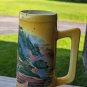 Starting Out Currier & Ives Ceramics Yellow Tall Beer Mug