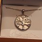 Contessa Di Capri Sterling Silver Over Mother Of Pearl Tree Of Life Pendant