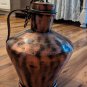 Vintage Large 10" Diameter 13" Tall Copper Brass Jug