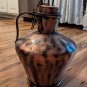 Vintage Large 10" Diameter 13" Tall Copper Brass Jug