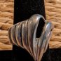 925 Italy Sterling Silver Large Swirl Ring Size 6