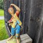 Vintage Atlantic Mold #673 Cherry Picking Boy Ceramic Home Decor 15" Tall