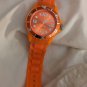 Sempre 36 Krippl Orange Dial Silicone Rubber Strap Quartz Watch AU3-CO-4005