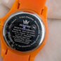 Sempre 36 Krippl Orange Dial Silicone Rubber Strap Quartz Watch AU3-CO-4005