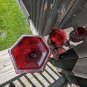 Three Avon Ruby Red Glass Ware Lot