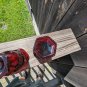 Three Avon Ruby Red Glass Ware Lot