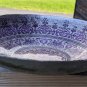 Topkapi Silver ,purple, Turkish Art Glass Bowl 13.50" Diameter