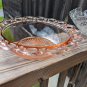 Vintage 1930's Anchor Hocking Old Colony Open Lace Pink Depression Glass Bowl