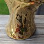 Vintage Holley Ross Distinguished China 22k Weeping Gold Handled Basket Vase USA