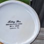 Vintage Holley Ross Distinguished China 22k Weeping Gold Handled Basket Vase USA