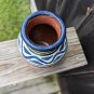 Moroccan Clay Pottery Hand Painted Vase