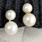 Vintage Faux Pearl Earrings