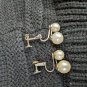 Vintage Faux Pearl Earrings