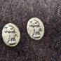 Vintage Disney Productions Sterling Silver Rare Older Mickey Mouse Earrings