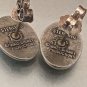 Vintage Disney Productions Sterling Silver Rare Older Mickey Mouse Earrings