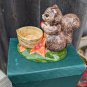 ceramic squirrel figurines