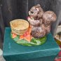 ceramic squirrel figurines
