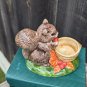 ceramic squirrel figurines