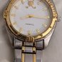 Fossil Special Edition Mens Watch SE 1022 Round Case 35 mm Two Tone Case/Band D3