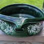 Vintage MCP 1968 USA 12 McCoy Planter Atomic Starburst Planter Green White RARE