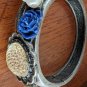 Bracelet Grace 1 Corinthians 15:10 Silver Tone Faux Pearls Multi Media
