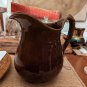 Brown Glazed Pottery Pitcher