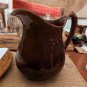 Brown Glazed Pottery Pitcher