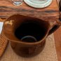 Brown Glazed Pottery Pitcher