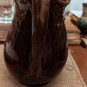 Brown Glazed Pottery Pitcher