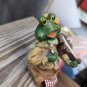 Vintage Fiddle Playing Sitting Frog