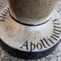 Vintage Apollinaris Match Holder/Stricker Dark Navy And White Burslem England