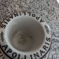 Vintage Apollinaris Match Holder/Stricker Dark Navy And White Burslem England