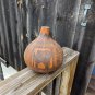 African Gourd Hand Carved  Folk Art About 10" Elephants & Rhinos Made in Kenya