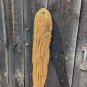 Slender Elongated Primitive Bearded Real Wood Carved Man Mask Wall Hanging 2 Ft