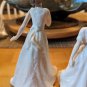 2 Vintage Royal Doulton Sentiments Figurines Melody & Cherish 6" Tall Figurines