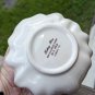 Vintage Odd Shaped Holley Ross Distinguished China With 22k Covered Ribbon Vase