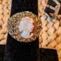 18k HGE Cameo Ring Size 5.5