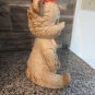Vintage Edward Mobley 7.5" Rubber Bear in Hat Toy by Arrow Plastic & Rubber Co