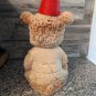 Vintage Edward Mobley 7.5" Rubber Bear in Hat Toy by Arrow Plastic & Rubber Co