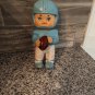 6.5" Iwai Light Blue Football Player Baby Rubber Squeaky Doll 1971 Korea Signed