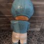 6.5" Iwai Light Blue Football Player Baby Rubber Squeaky Doll 1971 Korea Signed