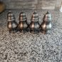 Oneida ltd #51 salt and pepper shakers 4pc original box silver plate