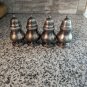 Oneida ltd #51 salt and pepper shakers 4pc original box silver plate