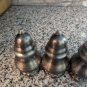 Oneida ltd #51 salt and pepper shakers 4pc original box silver plate