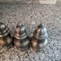Oneida ltd #51 salt and pepper shakers 4pc original box silver plate