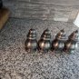 Oneida ltd #51 salt and pepper shakers 4pc original box silver plate