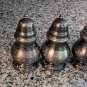 Oneida ltd #51 salt and pepper shakers 4pc original box silver plate
