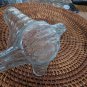 Vintage Blue Swirl Glass Candy Dish