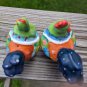 Vintage Bone China Chicken Shakers